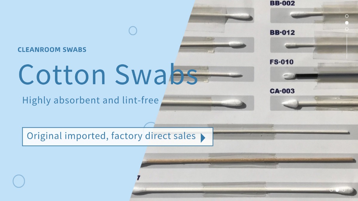Cleanroom Cotton Swabs : The Ultimate Solution for Precision Cleaning and Versatile Applications