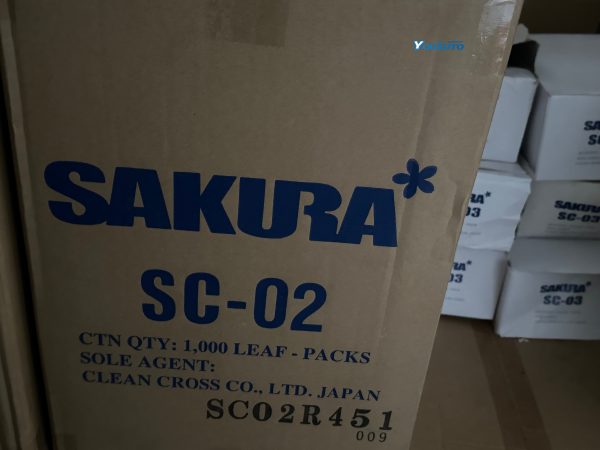 Sakura cleaning swabs sc-01 original Packaging