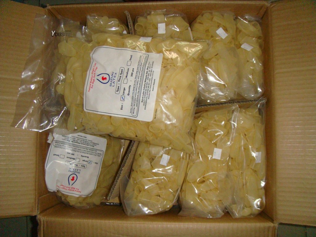 Beige Finger Cots Thick Package