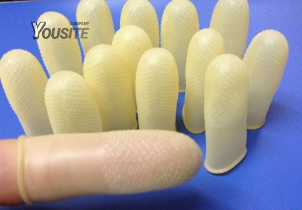Beige Finger Cots Thick, Soft, Suitable for Long-term Use(SHIELD)