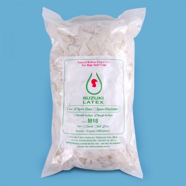 Disposable Cut Frosted Finger Cots (bagged)