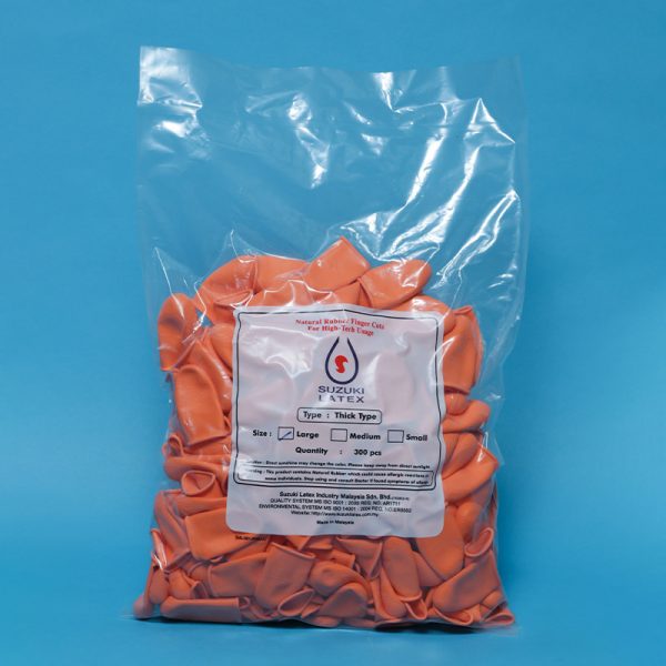 Suzuki Extra Thick Latex Finger Cots, 300/bag
