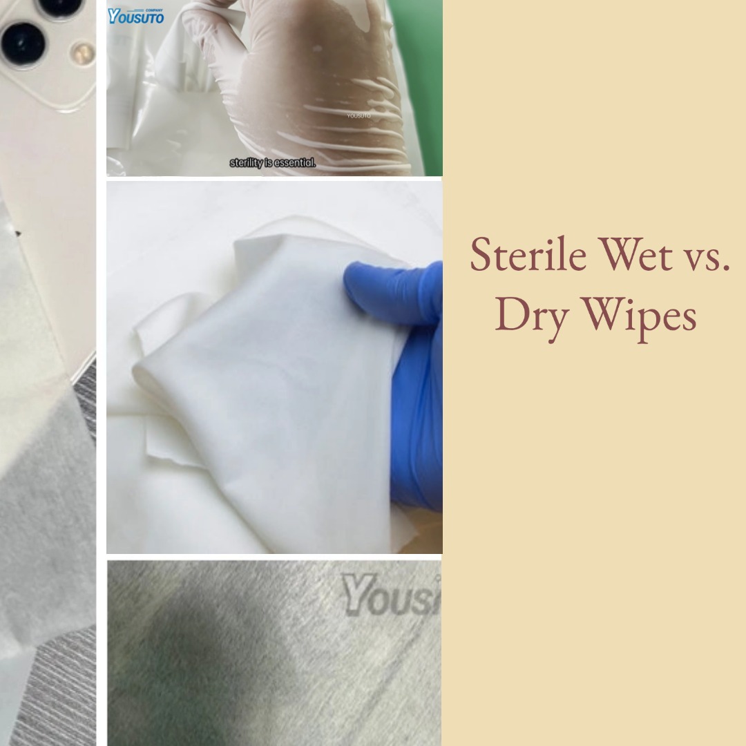 Sterile Wet vs. Dry Wipes