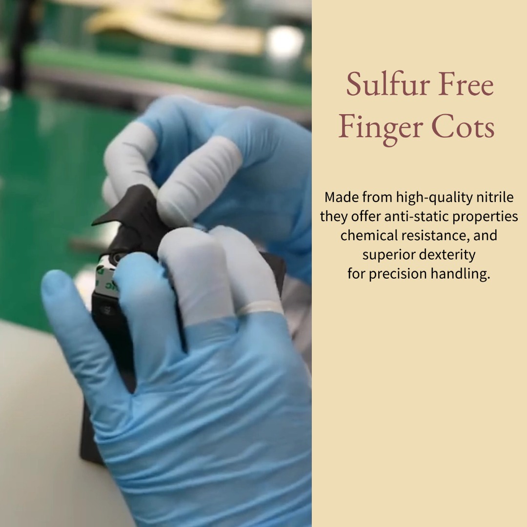 Sulfur Free Finger Cots