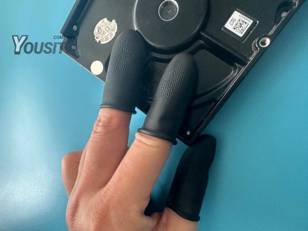 Suzuki ESD Static Black Latex Finger Cots esd